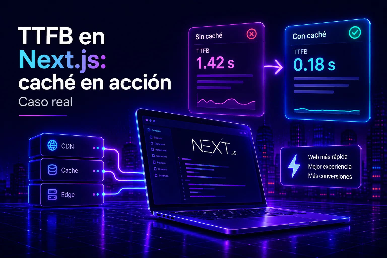 De 435 ms a 150 ms: por qué esta web parecía estática y no lo era